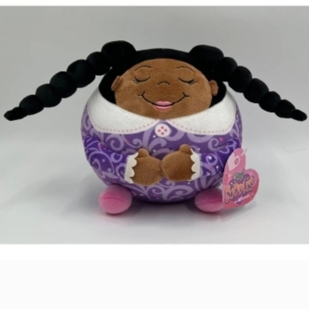 Purple and Pink Stuffed Doll